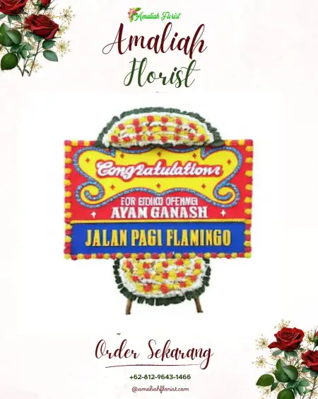 Sewa Papan Bunga Papringan